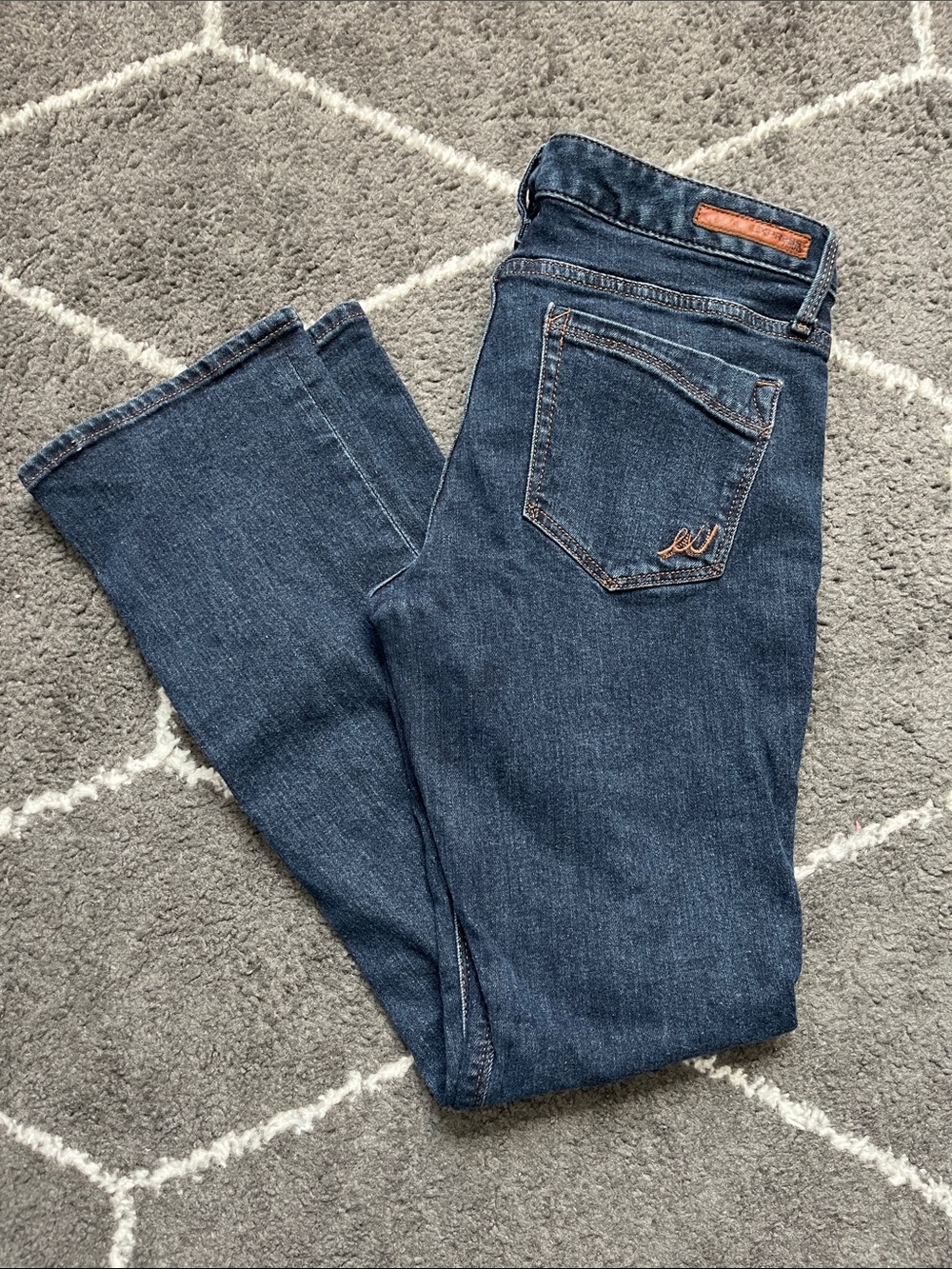 Express Jeans Barely Boot Stella Low Rise
